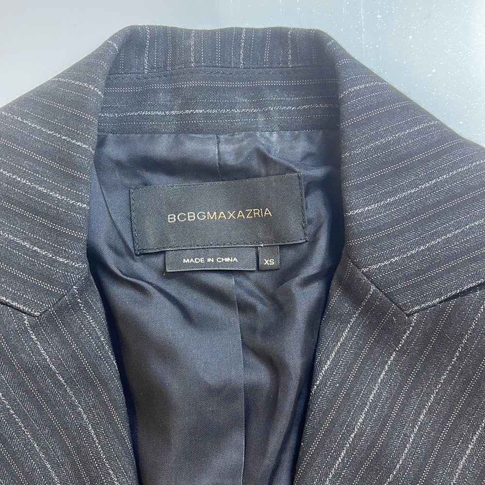 Bcbgmaxazria Button Black Blazer Set - image 3